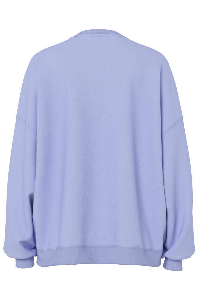 PCFILI LS O-NECK OVERSIZED SWEAT JR 17163588 Baby Lavender/Front prin